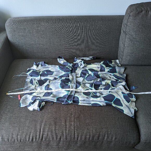 Alexis 100% Silk Kalani Mini Wrap Dress - Picture 11 of 13